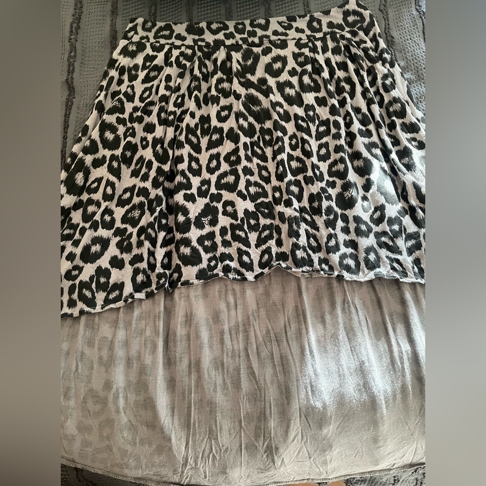 Fox Leopard Print Women's Skirt